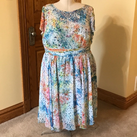 Adrianna Papell Dresses & Skirts - Adrianna papell beautiful 20w floral dress